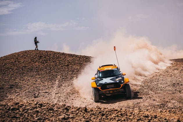 W2RC - RALLYE DU MAROC 2026 222 DE MEVIUS Guillaume (bel), BAUMEL Mathieu (fra), X-Raid Mini JCW 3.0i, X-Raid Team, FIA W2RC, ULT T1+, action during the Stage 1 of the Rallye du Maroc 2026, 4th round of the 2026 WR2C Championship from September 29, 2026 between Agadir and Zagora, Morocco - AgadirMorocco  Copyright: xDamienxSaulnierx