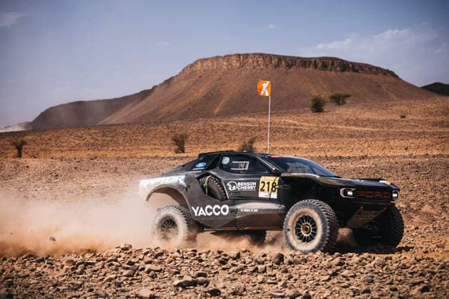 W2RC - RALLYE DU MAROC 2026 218 DUMAS Romain (fra), PES Anthony (fra), Ford Raptor, RD Limited, FIA W2RC, ULT T1+, action during the Stage 1 of the Rallye du Maroc 2026, 4th round of the 2026 WR2C Championship from September 29, 2026 between Agadir and Zagora, Morocco - AgadirMorocco  Copyright: xDamienxSaulnierx