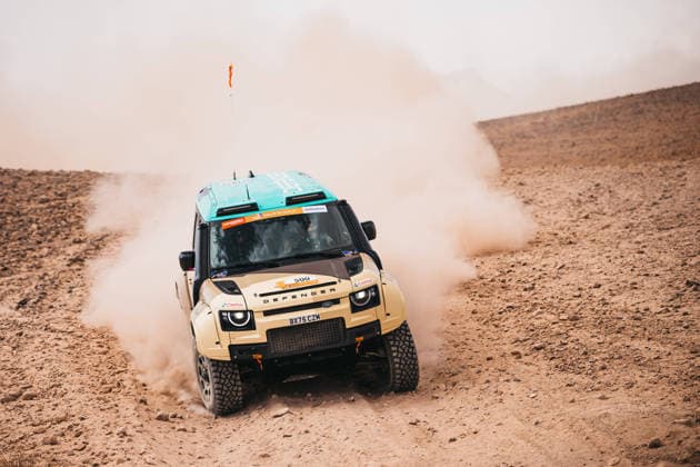 W2RC - RALLYE DU MAROC 2026 500 PETERHANSEL StÃ phane (fra), METGE MichaÃ«l (fra), Defender Dakar D7X-R, Defender Rally, FIA W2RC, STK STK, action during the Stage 1 of the Rallye du Maroc 2026, 4th round of the 2026 WR2C Championship from September 29, 2026 between Agadir and Zagora, Morocco - AgadirMorocco  Copyright: xDamienxSaulnierx