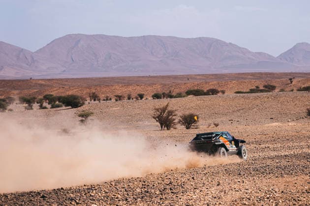 W2RC - RALLYE DU MAROC 2026 299 AL ATTIYAH Nasser (qat), LURQUIN Fabian (bel), Dacia Sandrider, The Dacia Sandriders, FIA W2RC, ULT T1+, action during the Stage 1 of the Rallye du Maroc 2026, 4th round of the 2026 WR2C Championship from September 29, 2026 between Agadir and Zagora, Morocco - AgadirMorocco  Copyright: xDamienxSaulnierx
