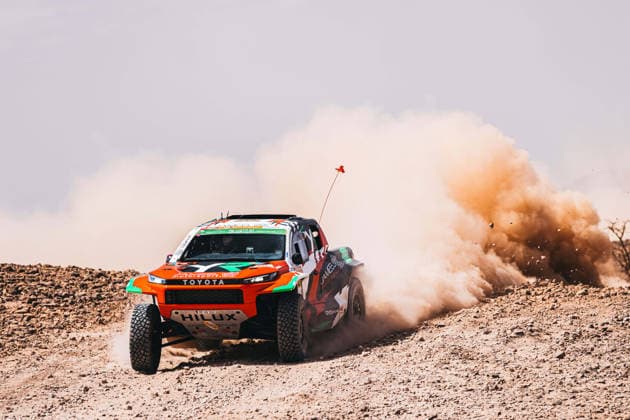 W2RC - RALLYE DU MAROC 2026 201 AL RAJHI Yazeed (ksa), ZENZ Dennis (ger), Toyota Hilux GR, Overdrive Racing, FIA W2RC, ULT T1+, action during the Stage 1 of the Rallye du Maroc 2026, 4th round of the 2026 WR2C Championship from September 29, 2026 between Agadir and Zagora, Morocco - AgadirMorocco  Copyright: xDamienxSaulnierx