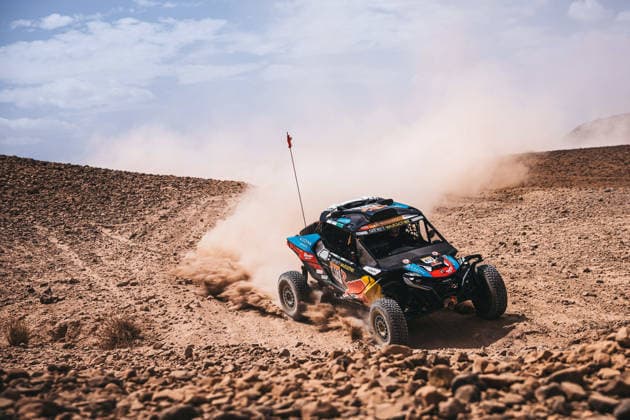 W2RC - RALLYE DU MAROC 2026 412 WALKNER Matthias (aut), MENA Oriol (esp), BRP Can-Am Maverick R, South Racing Can-Am, SSV SSV1, action during the Stage 1 of the Rallye du Maroc 2026, 4th round of the 2026 WR2C Championship from September 29, 2026 between Agadir and Zagora, Morocco - AgadirMorocco  Copyright: xDamienxSaulnierx