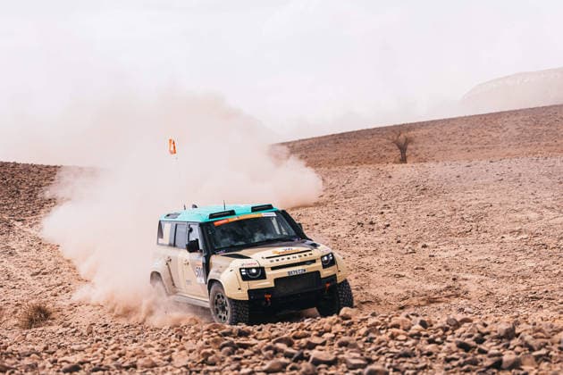 W2RC - RALLYE DU MAROC 2026 500 PETERHANSEL StÃ phane (fra), METGE MichaÃ«l (fra), Defender Dakar D7X-R, Defender Rally, FIA W2RC, STK STK, action during the Stage 1 of the Rallye du Maroc 2026, 4th round of the 2026 WR2C Championship from September 29, 2026 between Agadir and Zagora, Morocco - AgadirMorocco  Copyright: xDamienxSaulnierx