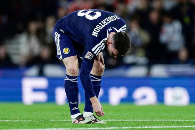 Scotland v Switzerland UEFA Nations League Andrew Robertson of Scotland during the UEFA Nations League Group B1 match at Barclays Hampden, Glasgow 29 09 2026 UK Newspapers OUT Copyright: xJamiexJohnstonx FIL-24011-0119