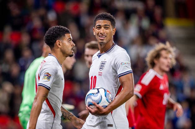 CZECHIA - ENGLAND Jude Bellingham of England and Real Madrid during UEFA Nations League - League A - Group A3 - Matchday 2 - football match between Czechia and England. Fortuna Arena, Eden, Stadion, Prague, Czechia September 29, 2026. Photo by Branislav Racko Copyright: xx 080A7702