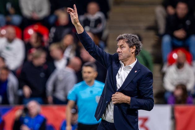 CZECHIA - ENGLAND Head coach of Czechia Santi Denia during UEFA Nations League - League A - Group A3 - Matchday 2 - football match between Czechia and England. Fortuna Arena, Eden, Stadion, Prague, Czechia September 29, 2026. Photo by Branislav Racko Copyright: xx 080A7948