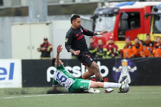 29 09 2026 Futbol, Deportes Puerto Montt vs Colo Colo. Cuartos de Final Copa Chile 2026. El jugador de Colo Colo Javier Correa es fotografiado durante el partido de ida de la Copa Chile contra xxx disputado en el estadio Bicentenario Chinquihue en la ciudad de Puerto Montt. Nicolas Klein Photosport Deportes Puerto Montt vs Colo Colo, Copa Chile 2026 