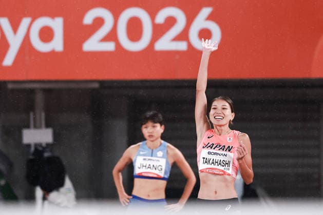 TAKAHASHI Nagisa (JPN), SEPTEMBER 29, 2026 - Athletics : Womens High Jump Final at Nagoya City Mizuho Park Athletic Stadium during the Asian Games Aichi-Nagoya 2026 in Aichi, Japan. Noxthirdxpartyxsales  aflo_352080724 x