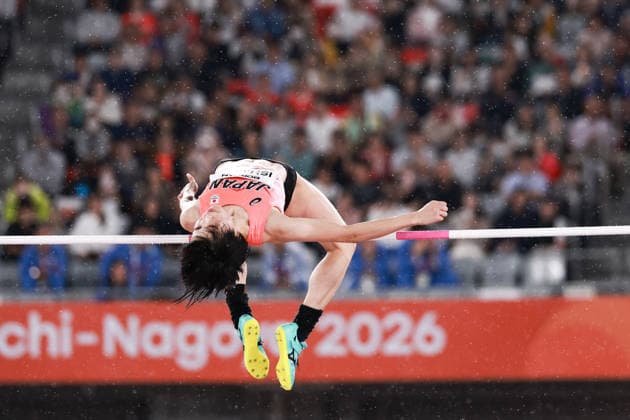 ISHIOKA Yuzuki (JPN), SEPTEMBER 29, 2026 - Athletics : Womens High Jump Final at Nagoya City Mizuho Park Athletic Stadium during the Asian Games Aichi-Nagoya 2026 in Aichi, Japan. Noxthirdxpartyxsales  aflo_352080723 x