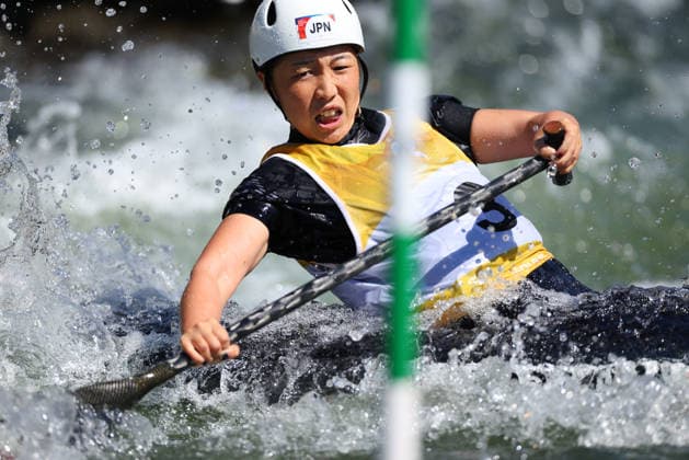 Haruka Okazaki (JPN), SEPTEMBER 30, 2026 - Canoe Slalom : Women s Canoe Single (C-1) Semi-Final at Yahagi river Canoe Slalom Course during the Asian Games Aichi-Nagoya 2026 in Aichi, Japan. Noxthirdxpartyxsales  aflo_352069369 NaokixMoritax