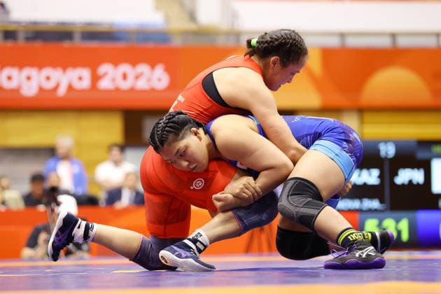 Ami Ishii (JPN), SEPTEMBER 30, 2026 - Wrestling : Women s 78kg 1 8 Finals at Nagoya City Inae Sports Center during the Asian Games Aichi-Nagoya 2026 in Aichi, Japan. Noxthirdxpartyxsales  aflo_352092650 KenichiroxOganex
