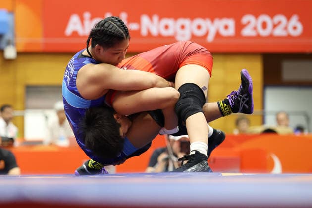 Ami Ishii (JPN), SEPTEMBER 30, 2026 - Wrestling : Men s Greco-Roman 67kg Semifinals at Nagoya City Inae Sports Center during the Asian Games Aichi-Nagoya 2026 in Aichi, Japan. Noxthirdxpartyxsales  aflo_352092717 KenichiroxOganex