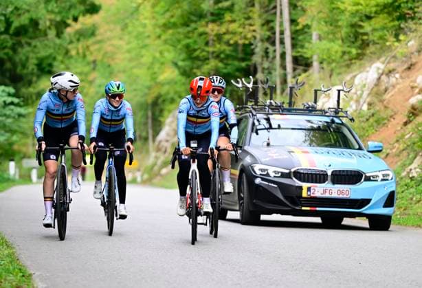 UEC 2026 Road European Championship, EM, Europameisterschaft Ljubljana 30 09 2026 LJUBLJANA, SLOVENIA - SEPTEMBER 30 : Moors Fleur (BEL) during a training ride prior to the 2026 UEC Road European Championship on September 30, 2026 in Ljubljana, Slovenia, 30 09 2026 Ljubljana Slovenia  Copyright: xJanxDexMeuleneirx