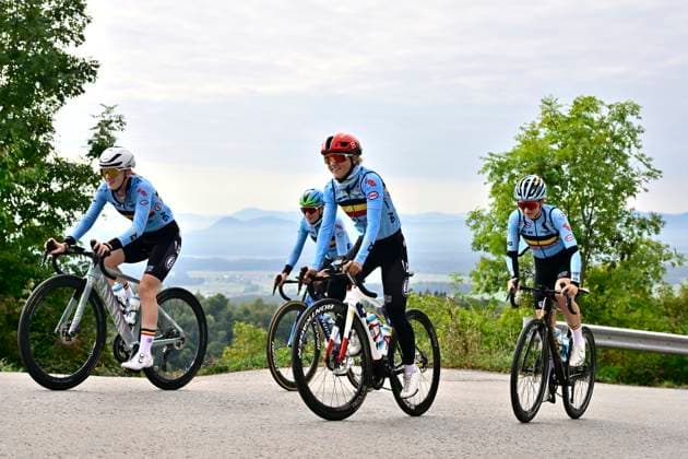 UEC 2026 Road European Championship, EM, Europameisterschaft Ljubljana 30 09 2026 LJUBLJANA, SLOVENIA - SEPTEMBER 30 : Moors Fleur (BEL) during a training ride prior to the 2026 UEC Road European Championship on September 30, 2026 in Ljubljana, Slovenia, 30 09 2026 Ljubljana Slovenia  Copyright: xJanxDexMeuleneirx