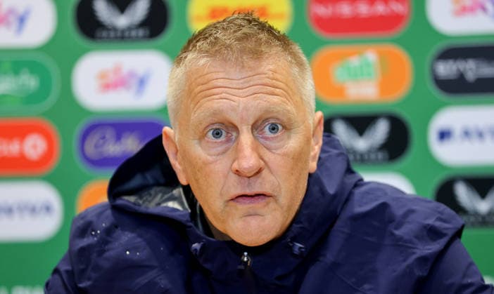 Republic of Ireland press conference, PK, Pressekonferenz FAI HQ, Dublin 30 9 2026 Head Coach Heimir Hallgrimsson Heimir Hallgrimsson 30 9 2026  Copyright: xx RB1_2223