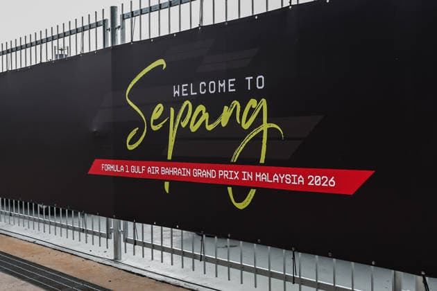SEPANG, SGR - Sept 30: Picture of Formula 1 Gulf Air Bahrain Grand Prix logo ahead of the Formula 1 Gulf Air Bahrain Grand Prix on September 30, 2026 held at Sepang International Circuit in Sepang, Malaysia. (Photo by Hazrin Yeob Men Shah Icon Sportswire) AUTO: SEP 30 F1 Bahrain Grand Prix in Malaysia EDITORIAL USE ONLY Icon3782609300360