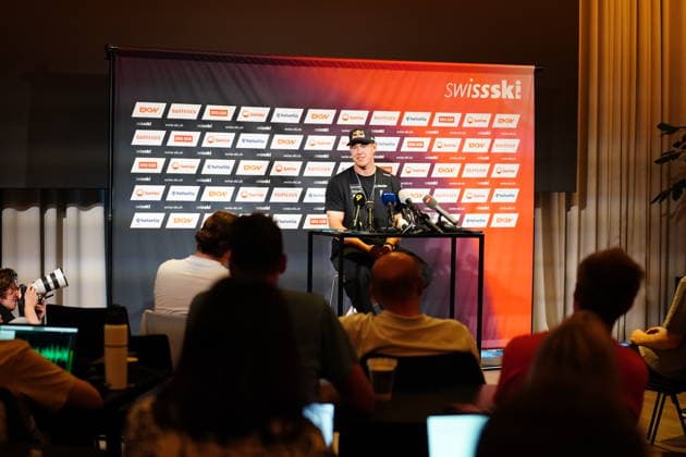September 30, 2026, Switzerland, Dübendorf, Swiss Ski Media Event, Photo by Franjo von Allmen, Alpine Skiing, SUI, Single Frame