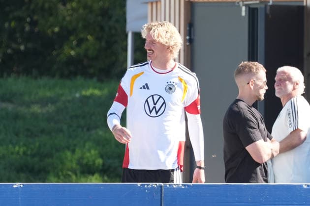Nick Woltemade Germany Herzo Base September 30, 2026 German National Team Nations League Preparation, Home Ground, HerzoBase, World of Adidas, Herzogenaurach