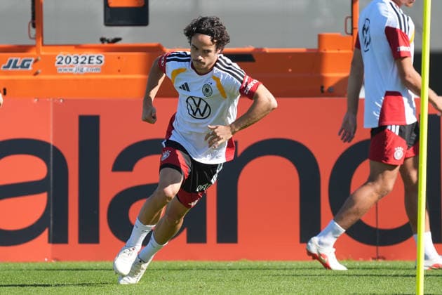 Mika Baur Germany Herzo Base September 30, 2026 German National Team Nations League Preparation, Home Ground, HerzoBase, World of Adidas, Herzogenaurach