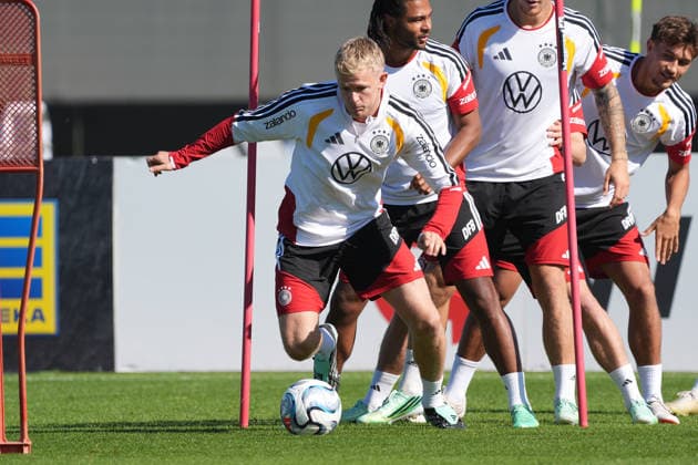 Jonathan Burkardt Germany, Germany Herzo Base September 30, 2026 German National Team Nations League Preparation, Home Ground, HerzoBase, World of Adidas, Herzogenaurach