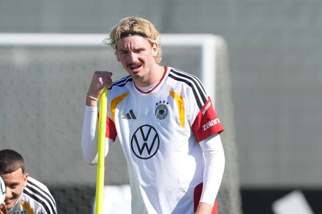 Nick Woltemade Germany Herzo Base September 30, 2026 German National Team Nations League Preparation, Home Ground, HerzoBase, World of Adidas, Herzogenaurach