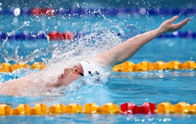 September 30, 2026, Sydney, Nsw, Australia: STUART SWINBURN competes in the MenÃ¢â‚¬â ¢s 200m backstroke final during the 2026 Australian Short Course Championships. Sydney Australia - ZUMAt173 20260930_zsp_t173_009 Copyright: xStephanexThomasx