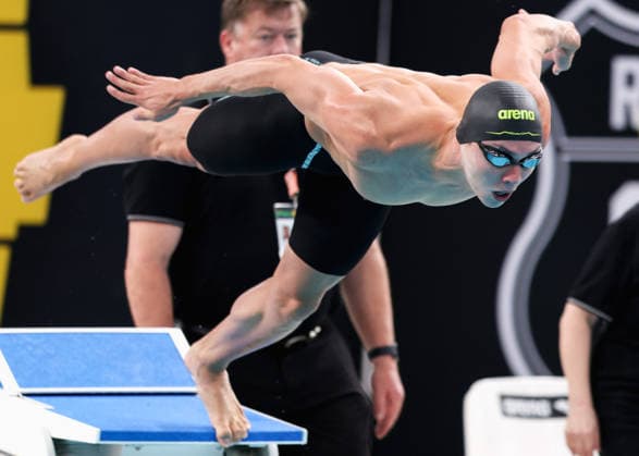 September 30, 2026, Sydney, Nsw, Australia: JOSHUA COLLETT competes in the MenÃ¢â‚¬â ¢s 50m breaststroke final during the 2026 Australian Short Course Championships. Sydney Australia - ZUMAt173 20260930_zsp_t173_032 Copyright: xStephanexThomasx