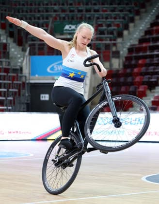 September 30, 2026, Germany, Ludwigsburg, Cycling: 2026 UCI Indoor Cycling World Championships Press Conference, Lara Füller