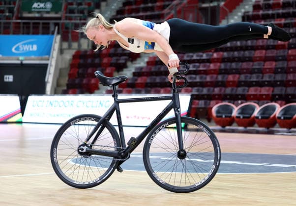 September 30, 2026, Germany, Ludwigsburg, Cycling: 2026 UCI Indoor Cycling World Championships Press Conference, Lara Füller