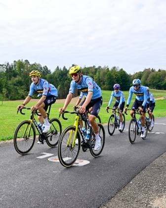 UEC 2026 Road European Championship, EM, Europameisterschaft Ljubljana 30 09 2026 LJUBLJANA, SLOVENIA - SEPTEMBER 30 : riders of Belgium U23 pictured during a training ride prior to the 2026 UEC Road European Championship on September 30, 2026 in Ljubljana, Slovenia, 30 09 2026 Ljubljana Slovenia  Copyright: xJanxDexMeuleneirx