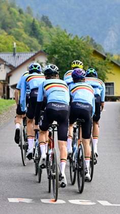 UEC 2026 Road European Championship, EM, Europameisterschaft Ljubljana 30 09 2026 LJUBLJANA, SLOVENIA - SEPTEMBER 30 : riders of Belgium U23 pictured during a training ride prior to the 2026 UEC Road European Championship on September 30, 2026 in Ljubljana, Slovenia, 30 09 2026 Ljubljana Slovenia  Copyright: xJanxDexMeuleneirx