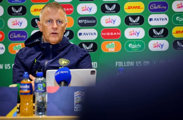 Republic of Ireland press conference, PK, Pressekonferenz FAI HQ, Dublin 30 9 2026 Head Coach Heimir Hallgrimsson Heimir Hallgrimsson 30 9 2026  Copyright: xx RB1_2226