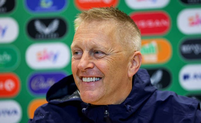 Republic of Ireland press conference, PK, Pressekonferenz FAI HQ, Dublin 30 9 2026 Head Coach Heimir Hallgrimsson Heimir Hallgrimsson 30 9 2026  Copyright: xx RB1_2407