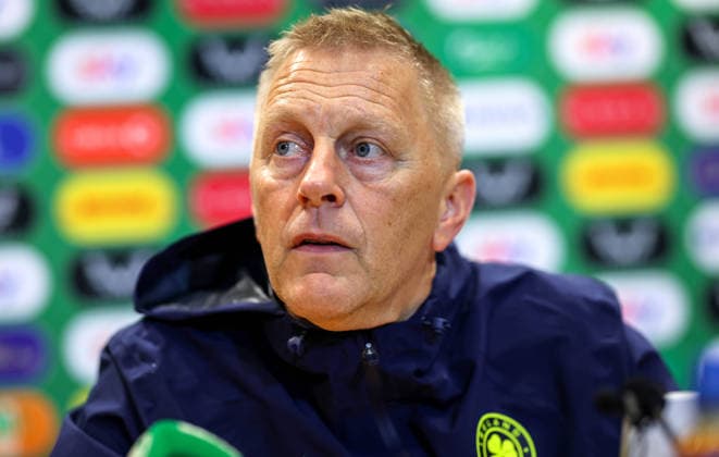 Republic of Ireland press conference, PK, Pressekonferenz FAI HQ, Dublin 30 9 2026 Head Coach Heimir Hallgrimsson Heimir Hallgrimsson 30 9 2026  Copyright: xx RB2_4742