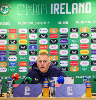 Republic of Ireland press conference, PK, Pressekonferenz FAI HQ, Dublin 30 9 2026 Head Coach Heimir Hallgrimsson Heimir Hallgrimsson 30 9 2026  Copyright: xx RB3_7936