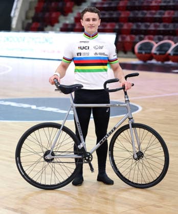 September 30, 2026, Germany, Ludwigsburg, Cycling: 2026 UCI Indoor Cycling World Championships Press Conference, Philipp Thies Rapp