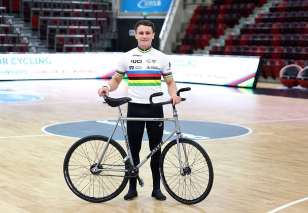 September 30, 2026, Germany, Ludwigsburg, Cycling: 2026 UCI Indoor Cycling World Championships Press Conference, Philipp Thies Rapp