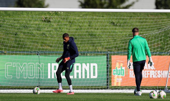 Republic of Ireland Squad Training, FAI National Training Centre, Dublin 30 9 2026 Goalkeeper Gavin Bazunu Gavin Bazunu 30 9 2026  Copyright: xx RB1_3074