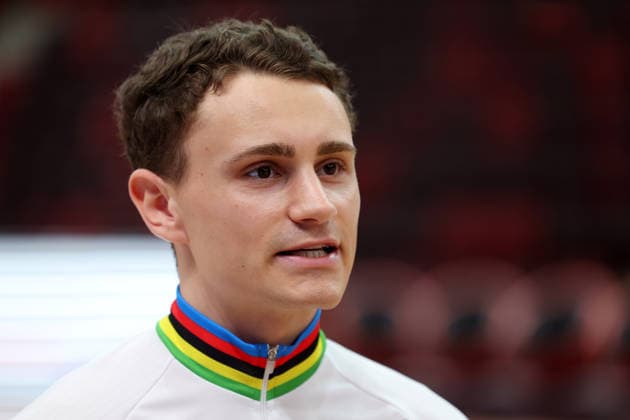 September 30, 2026, Germany, Ludwigsburg, Cycling: 2026 UCI Indoor Cycling World Championships Press Conference, Philipp Thies Rapp