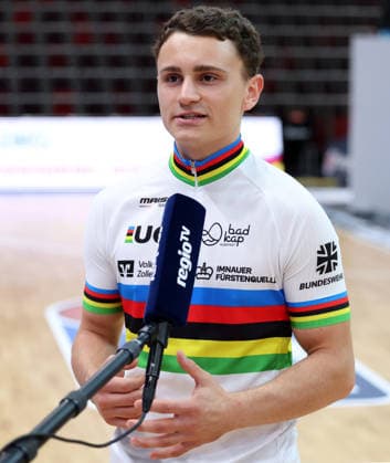 September 30, 2026, Germany, Ludwigsburg, Cycling: 2026 UCI Indoor Cycling World Championships Press Conference, Philipp Thies Rapp