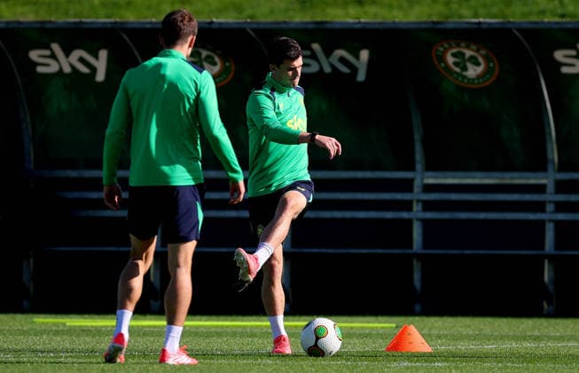 Republic of Ireland Squad Training, FAI National Training Centre, Dublin 30 9 2026 Jason Knight Jason Knight 30 9 2026  Copyright: xx RB1_2610