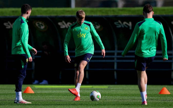 Republic of Ireland Squad Training, FAI National Training Centre, Dublin 30 9 2026 Joel Bagan Joel Bagan 30 9 2026  Copyright: xx RB1_2881