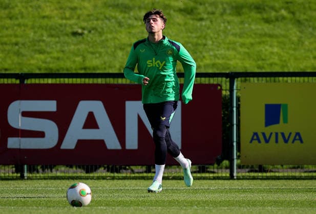 Republic of Ireland Squad Training, FAI National Training Centre, Dublin 30 9 2026 Rocco Vata Rocco Vata 30 9 2026  Copyright: xx RB1_3252