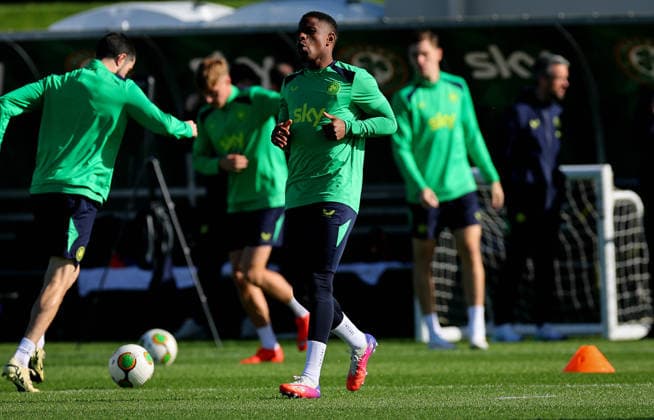 Republic of Ireland Squad Training, FAI National Training Centre, Dublin 30 9 2026 Chiedozie Ogbene Chiedozie Ogbene 30 9 2026  Copyright: xx RB1_3330