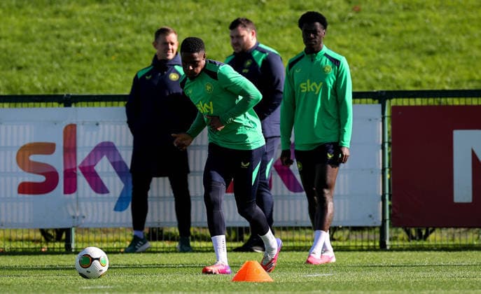Republic of Ireland Squad Training, FAI National Training Centre, Dublin 30 9 2026 Chiedozie Ogbene Chiedozie Ogbene 30 9 2026  Copyright: xx RB1_3379