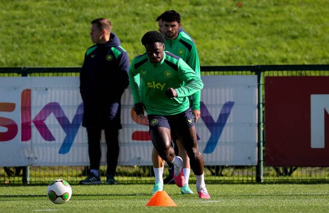 Republic of Ireland Squad Training, FAI National Training Centre, Dublin 30 9 2026 James Abankwah James Abankwah 30 9 2026  Copyright: xx RB1_3404