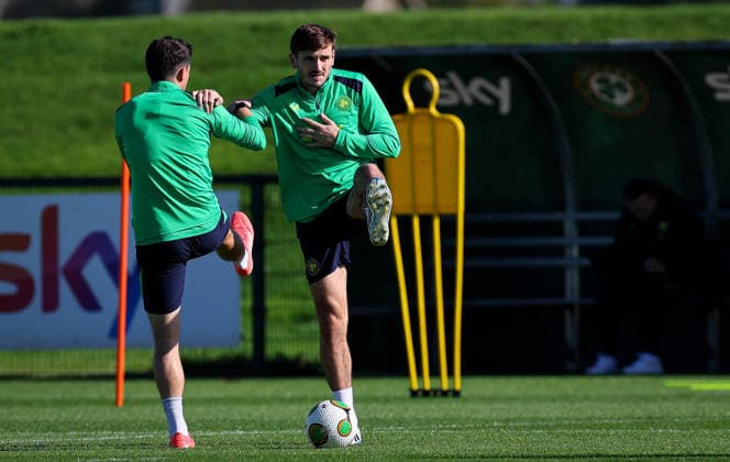 Republic of Ireland Squad Training, FAI National Training Centre, Dublin 30 9 2026 Liam Kitching Liam Kitching 30 9 2026  Copyright: xx RB1_3461