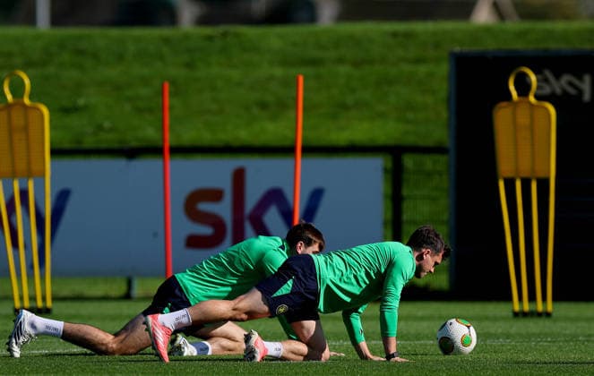 Republic of Ireland Squad Training, FAI National Training Centre, Dublin 30 9 2026 Jason Knight Jason Knight 30 9 2026  Copyright: xx RB1_3600