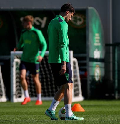 Republic of Ireland Squad Training, FAI National Training Centre, Dublin 30 9 2026 Troy Parrott Troy Parrott 30 9 2026  Copyright: xx RB1_3626