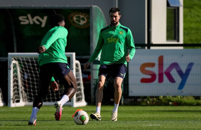 Republic of Ireland Squad Training, FAI National Training Centre, Dublin 30 9 2026 Finn Azaz Finn Azaz 30 9 2026  Copyright: xx RB1_3803